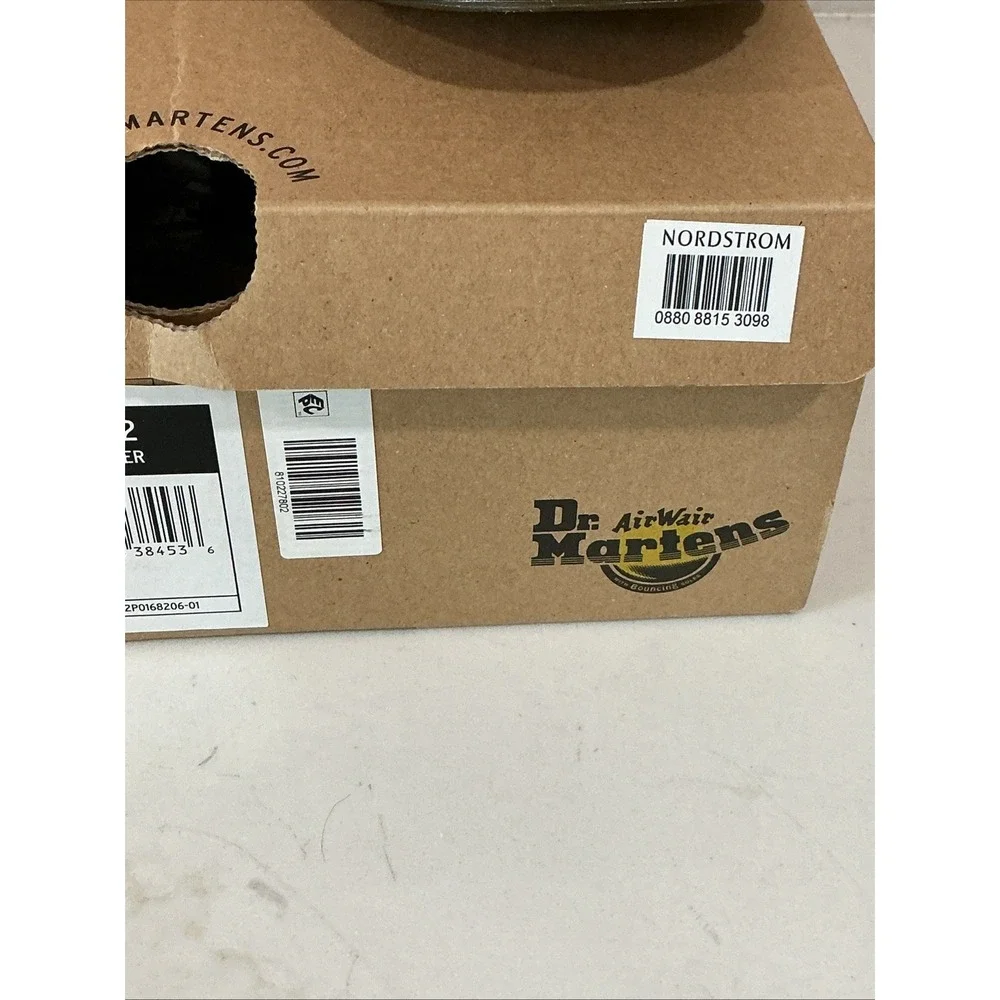 NEW Dr. Martens Boots 1460 Junior Pale Pink Patent Lamper Combat Sz 3 Kids NIB